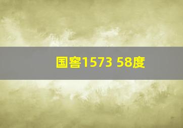 国窖1573 58度